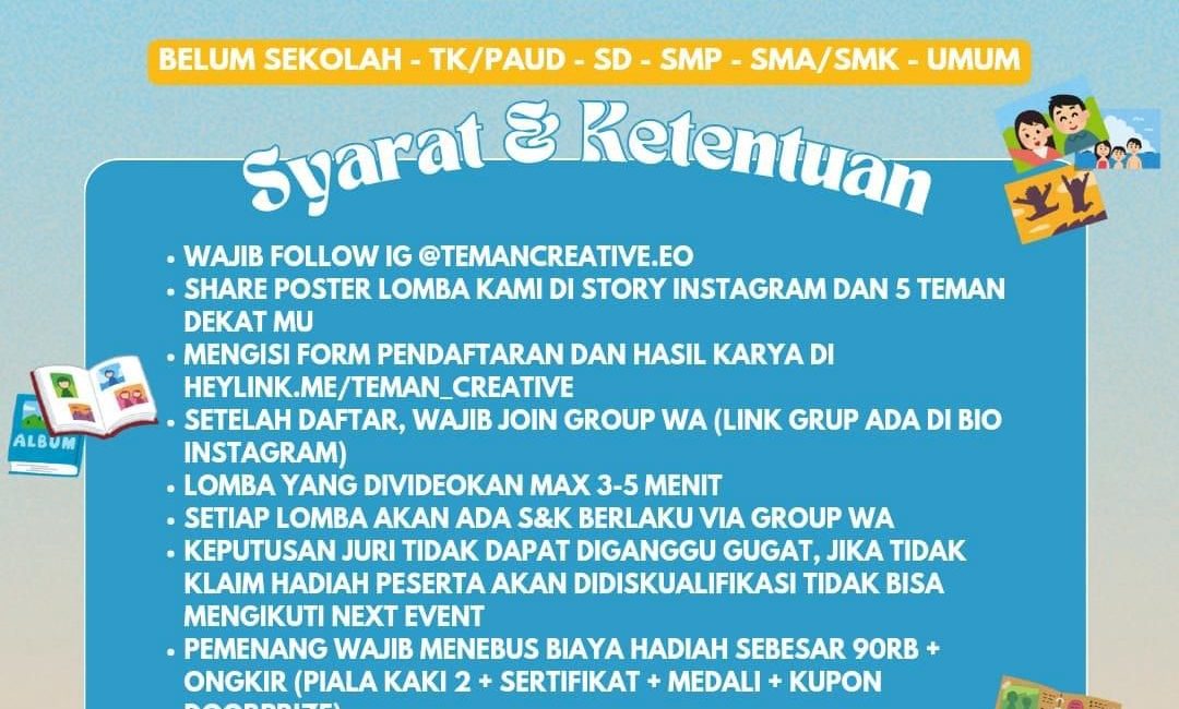 Lomba teman kreatif